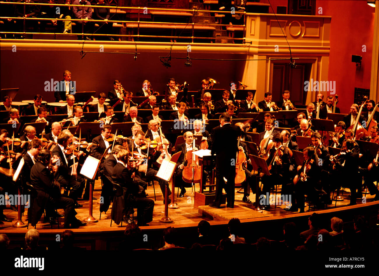Czech Republic, Prague, a concert of music in the Rudolfinum by the Czech philharmonic orchestra Stock Photo