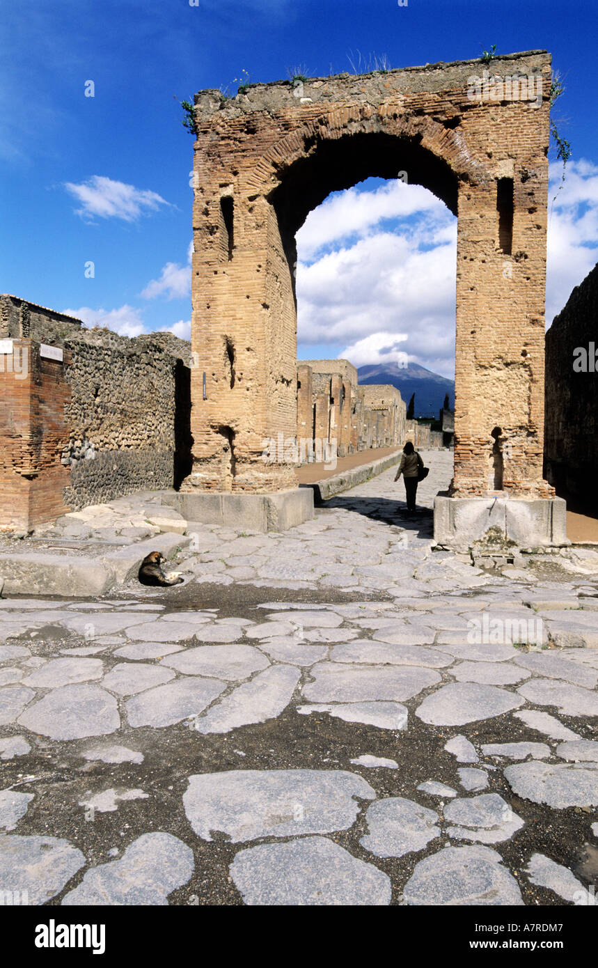 Italy, Campania, Pompei Stock Photo