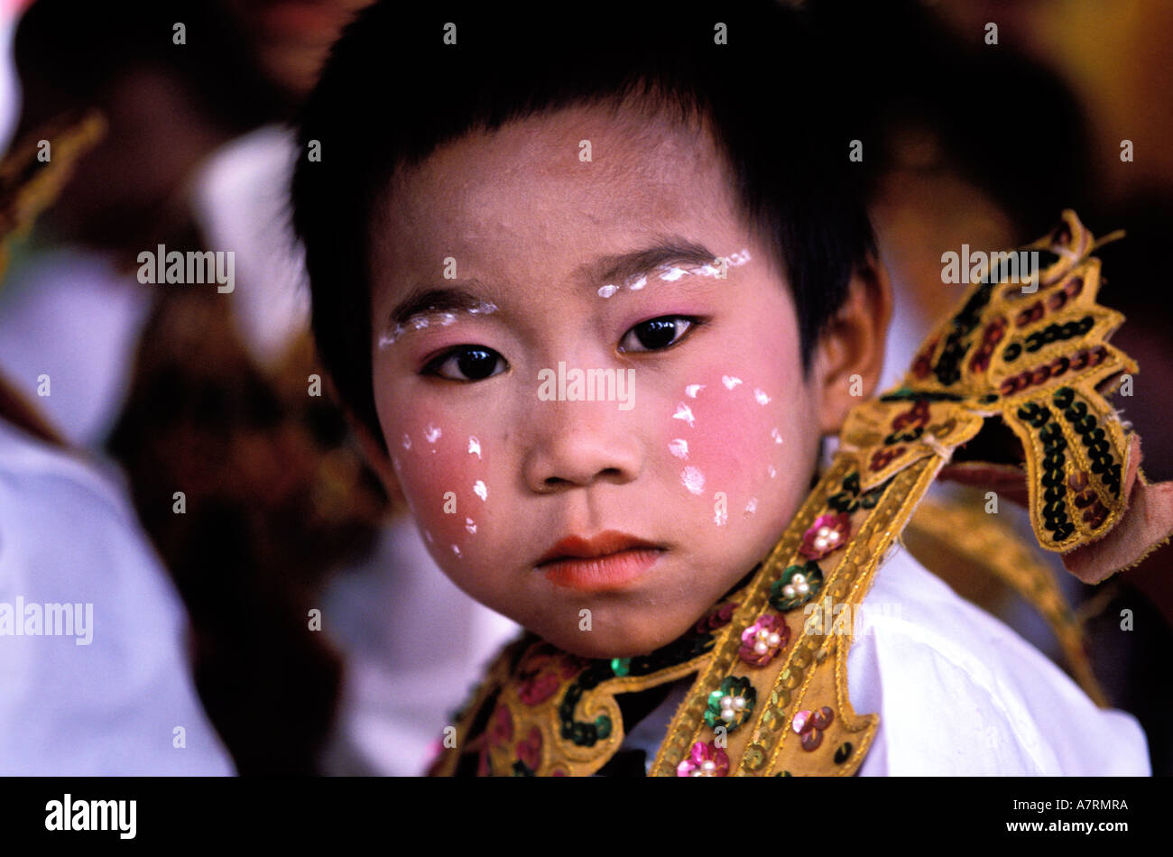 Myanmar (Burma), Mandalay Division, Bagan (Pagan), Buddhist noviciate Stock Photo