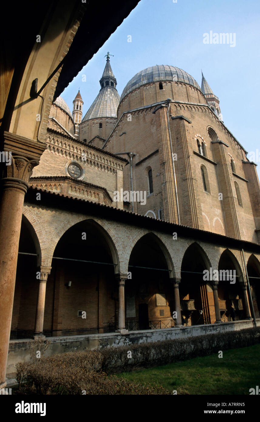 Impressive exterior of the Basilica of St. Anthony, Padua, Italy Stock ...