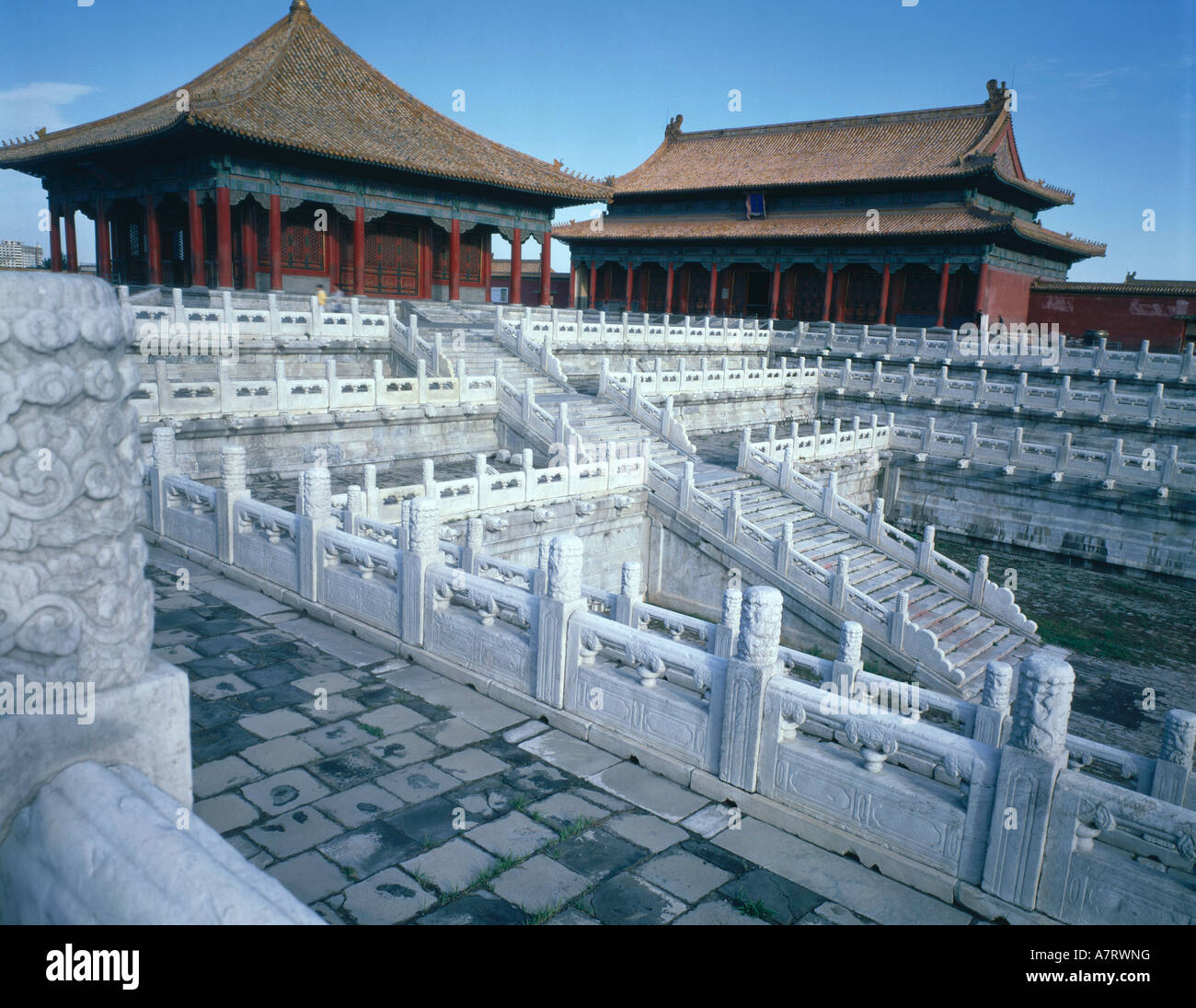 Interiors of palace, Imperial Palace, Beijing, China Stock Photo