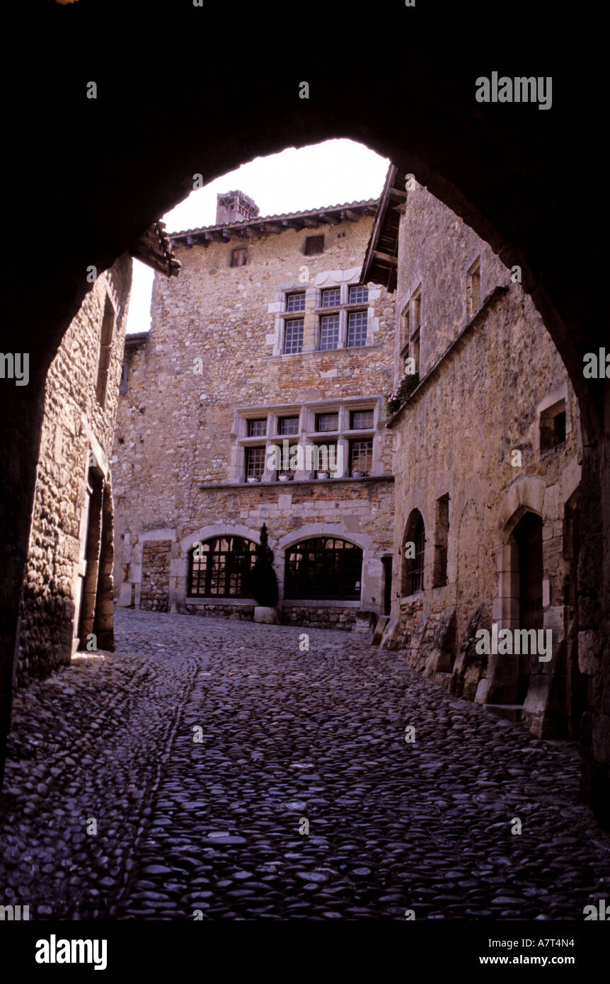 France, Ain, Perouges, labelled Les Plus Beaux Villages de France ...