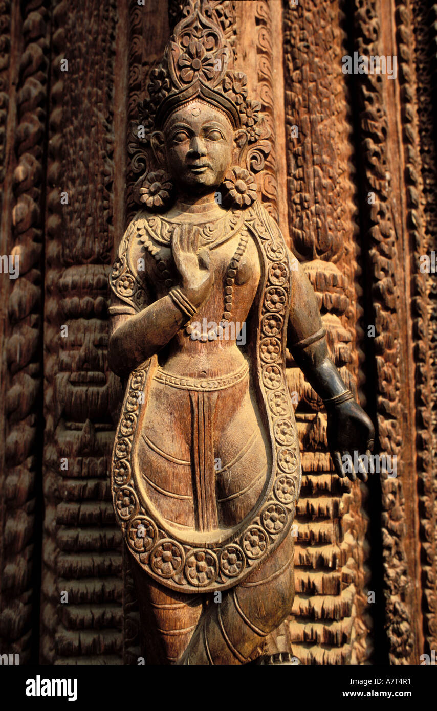 Nepal, Kathmandu, Durbar square, detail of sculptures Stock Photo Alamy