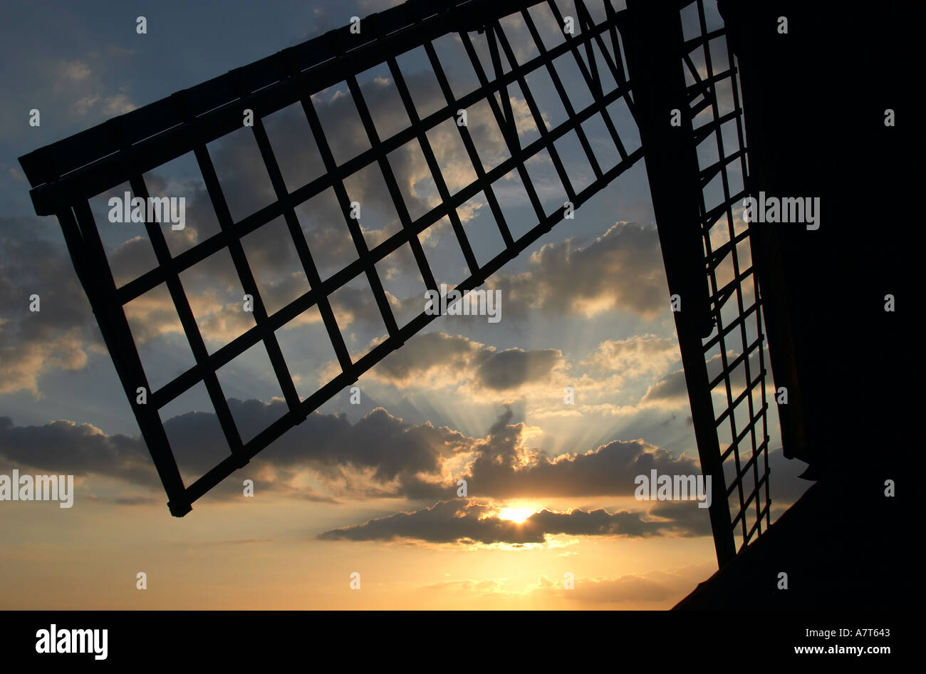 Pitstone Windmill England Stock Photo