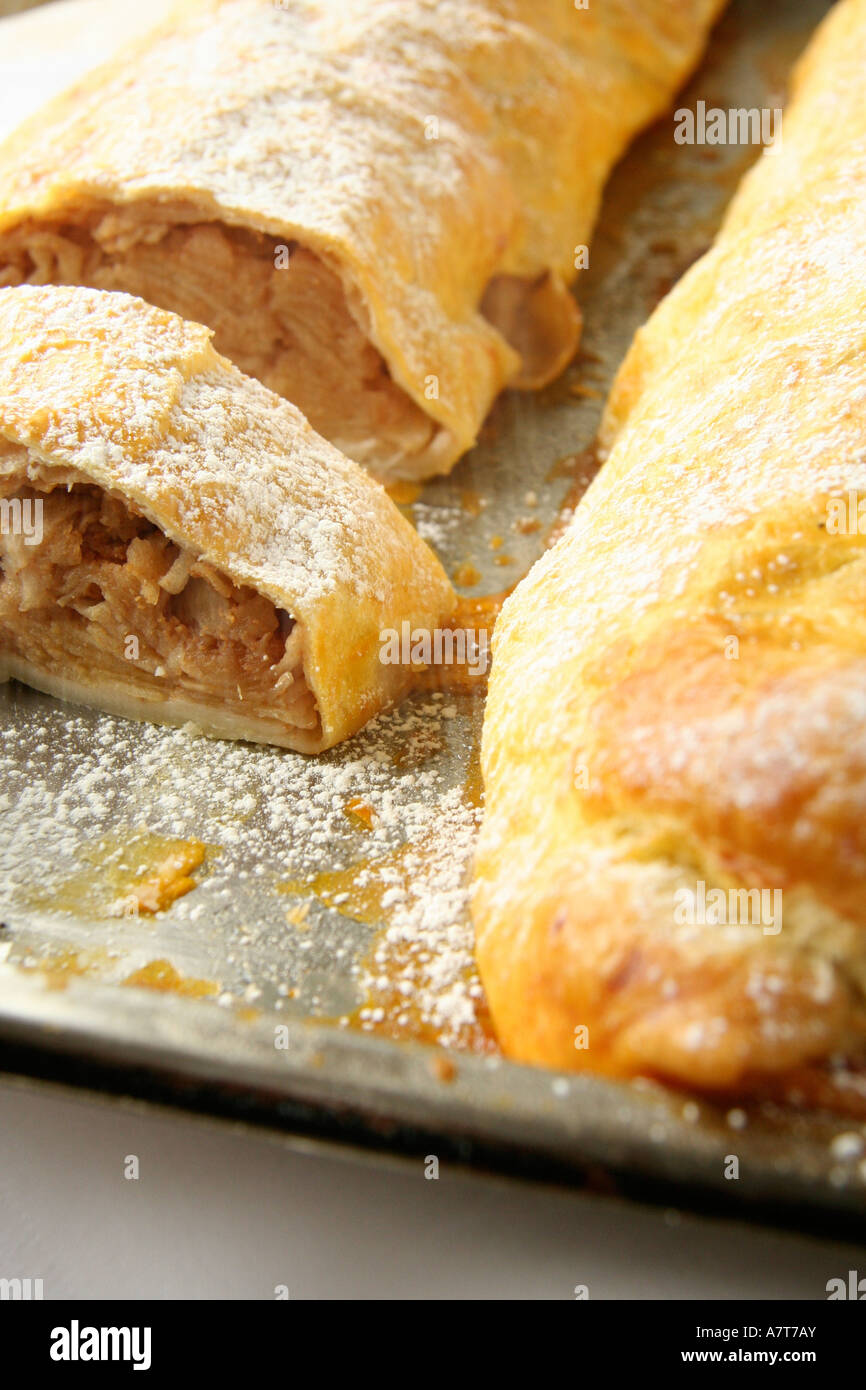 Close-up of filo pastries Stock Photo - Alamy