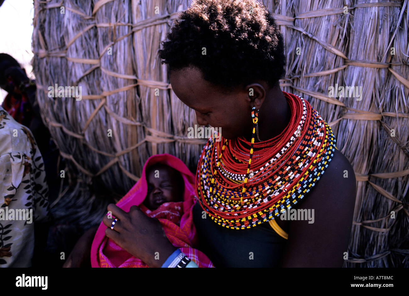 Kenya, El Molo tribe in Turkana lake region Stock Photo
