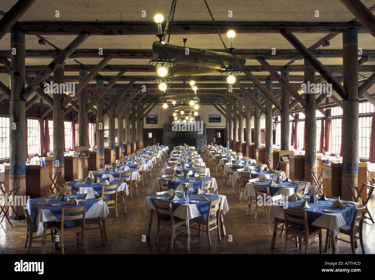 North America, USA, Washington, Mt. Rainier National Park. Dining room