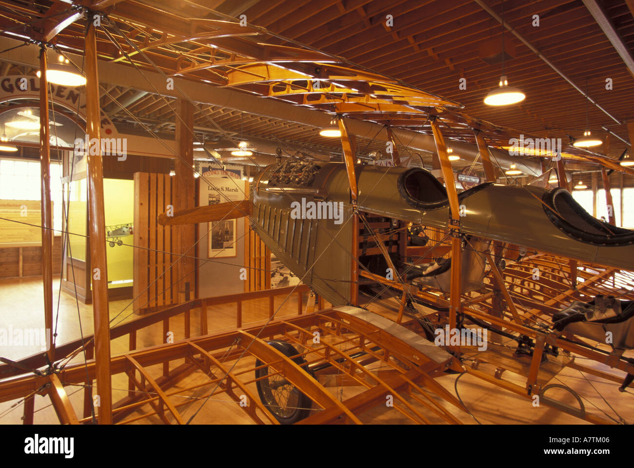 Usa Washington State Seattle The Museum Of Flight Interior Of