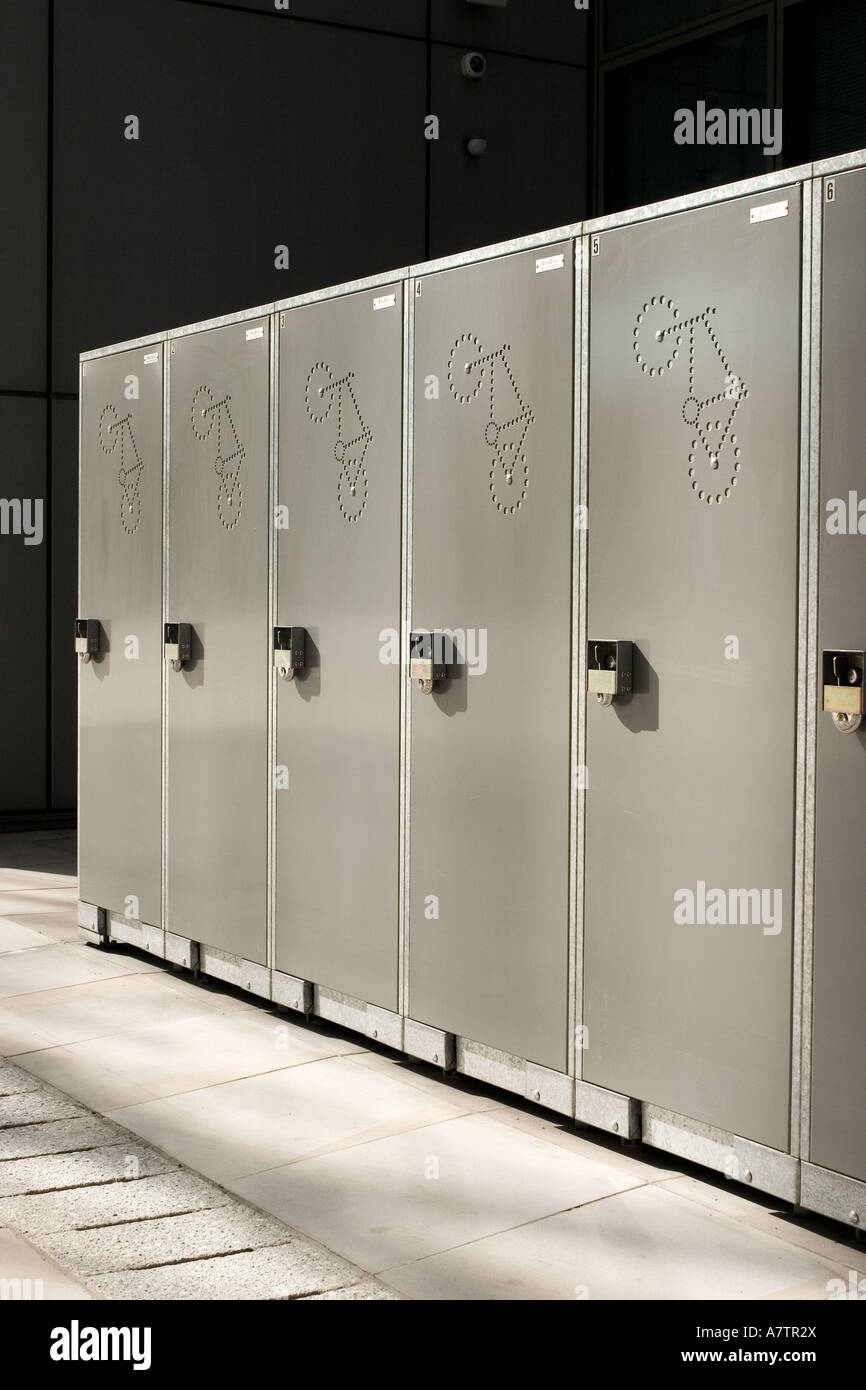 Bicycle bike storage locker hires stock photography and images Alamy