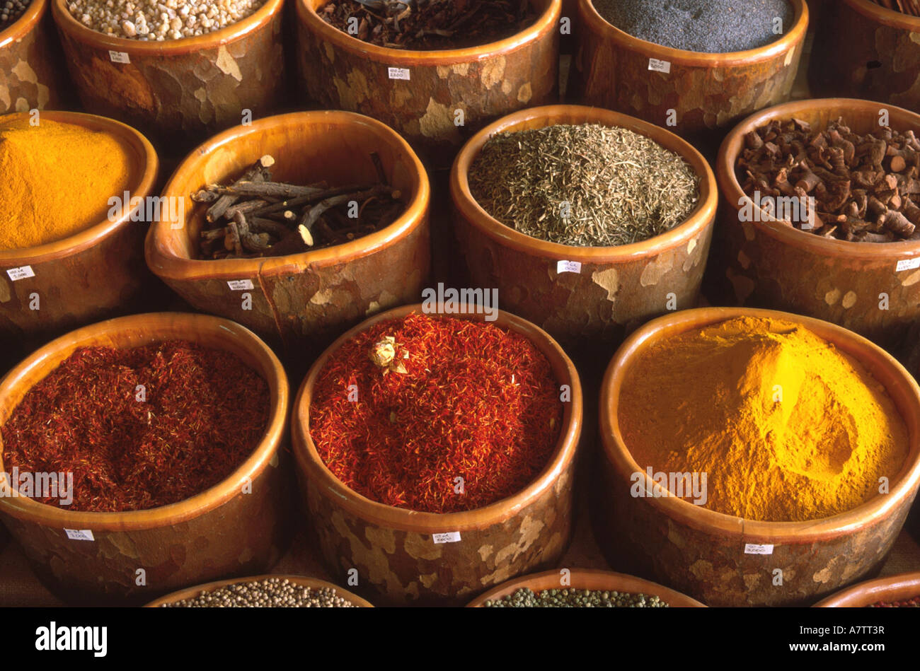 Spice on sale in market Stock Photo