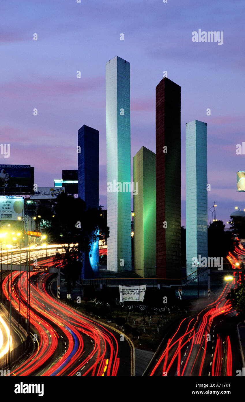 Mexico, Federal District, Mexico City, Ciudad Satelite, North of the city Stock Photo