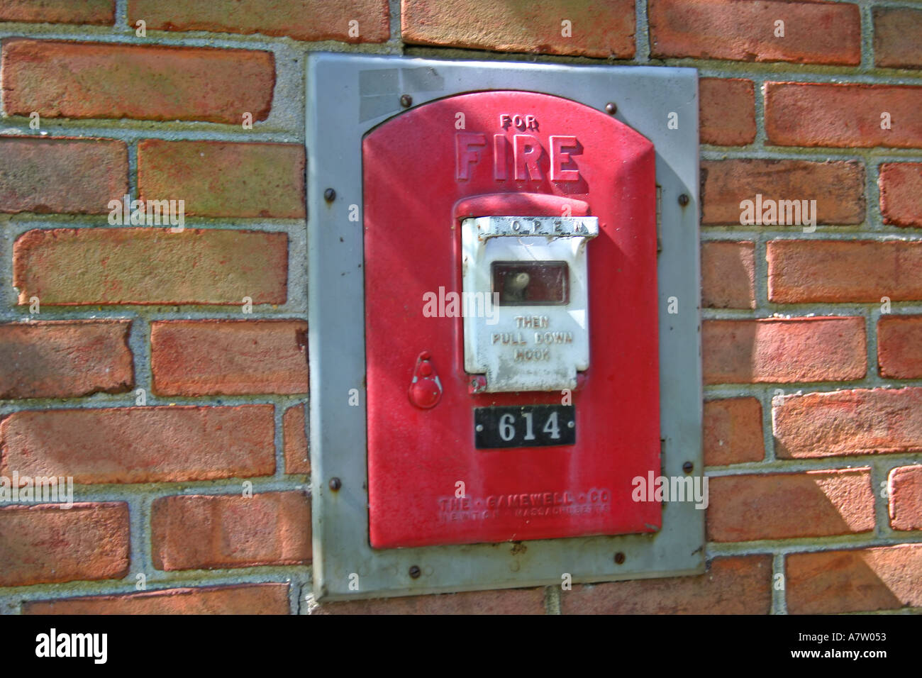 Old Fire Alarm Stock Photo Alamy