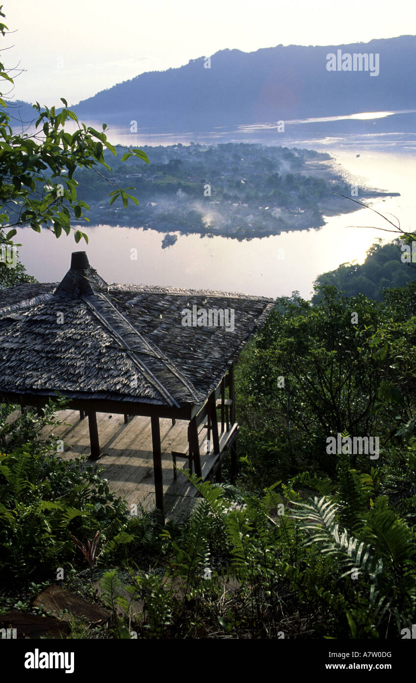 Landscape of Api island Banda island Moluccas islands Indonesia Stock ...