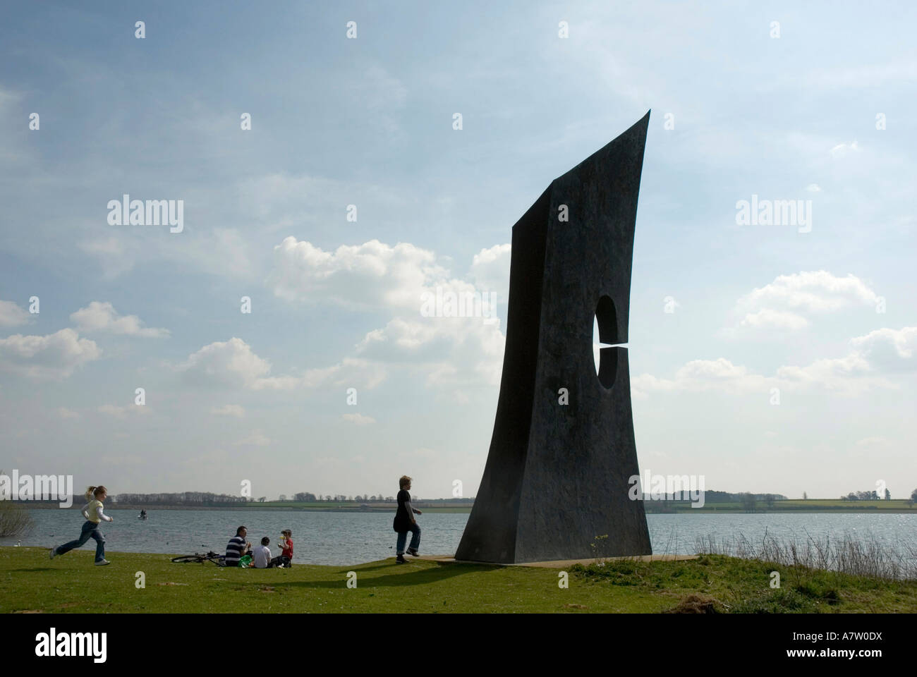 The Great Tower By Alexandra 1980 Rutland Water Stock Photo - Alamy