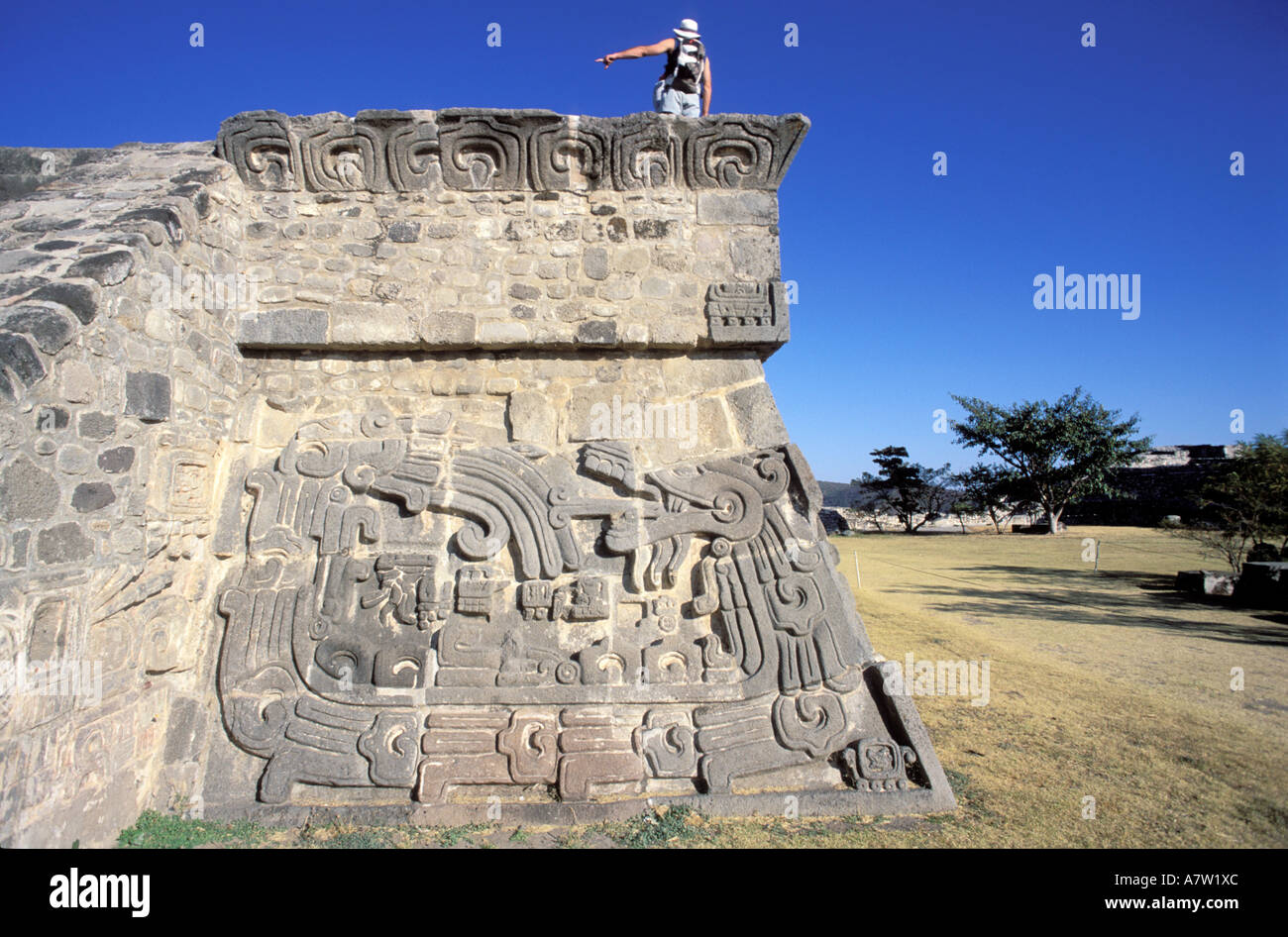 Mexico, Morelos State, Xochicalco site classified as World Heritage by 
