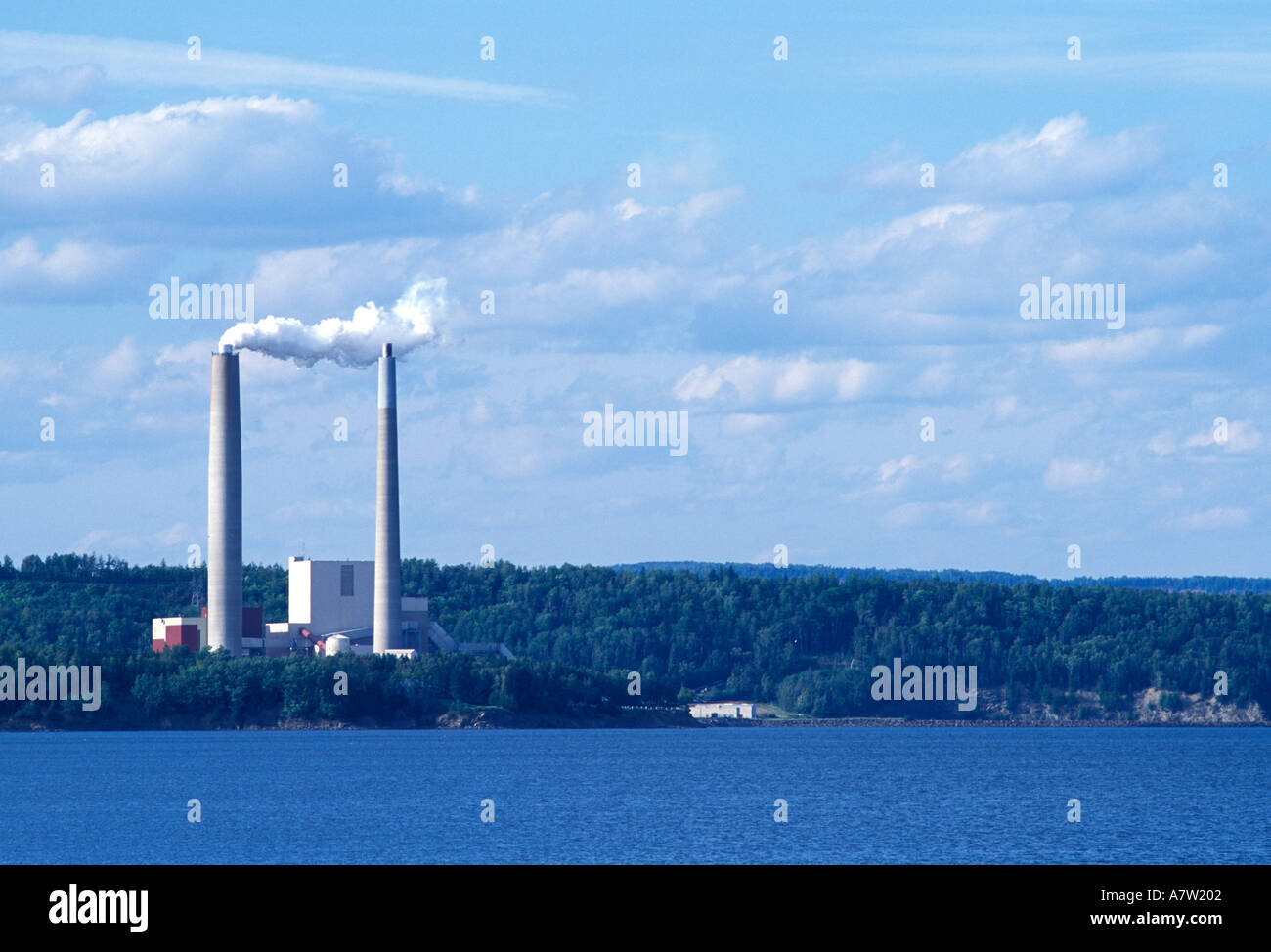 Dalhousie Power Generating Station New Brunswick Canada Stock Photo Alamy
