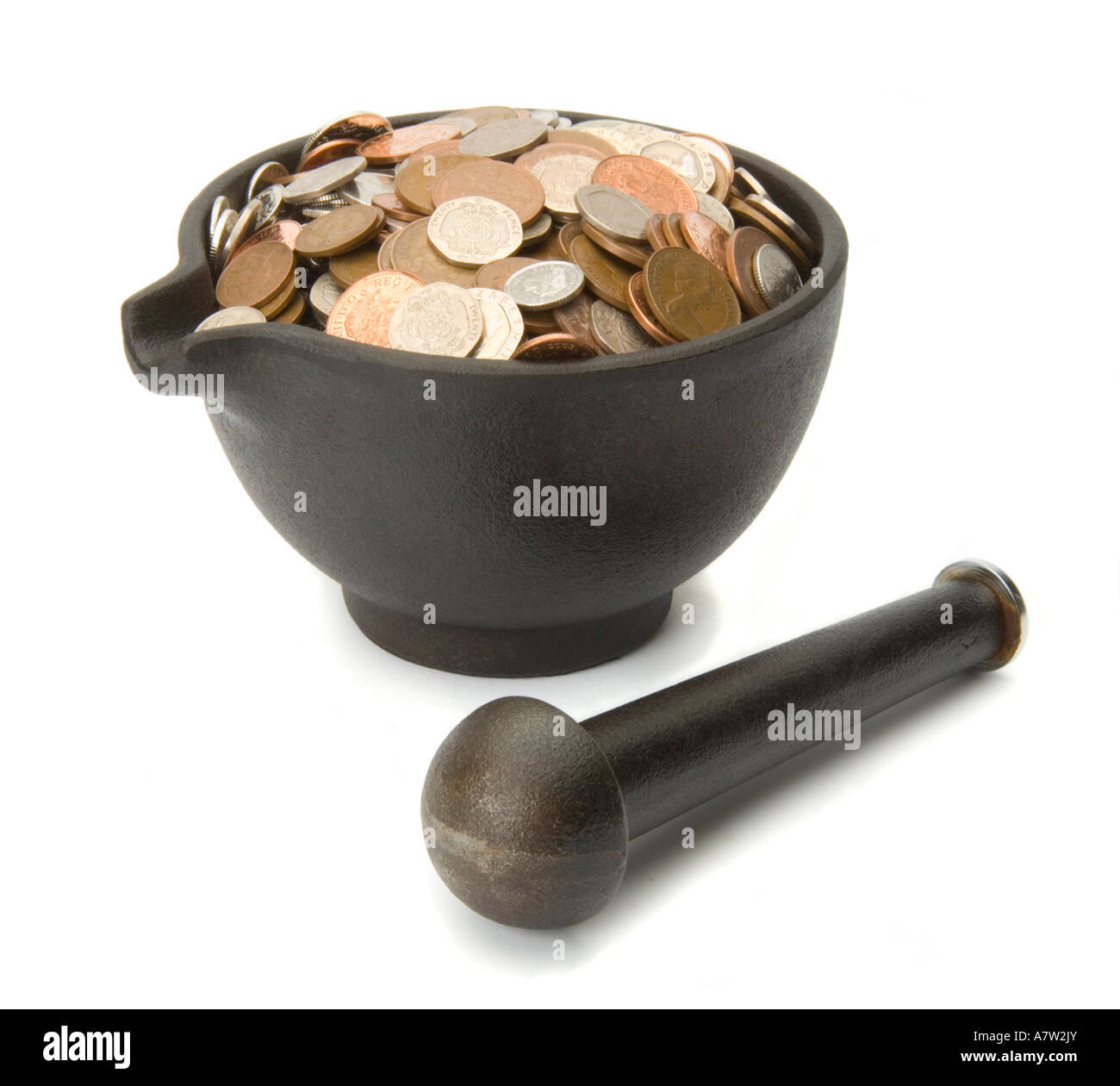 Mortar Pestle Grinding Change Stock Photo Alamy