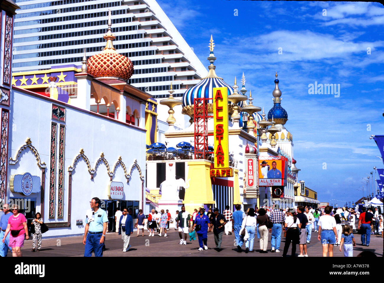 Trump Taj Mahal Hotel and Casino on the Boardwalk Atlantic City New Jersey  Stock Photo - Alamy