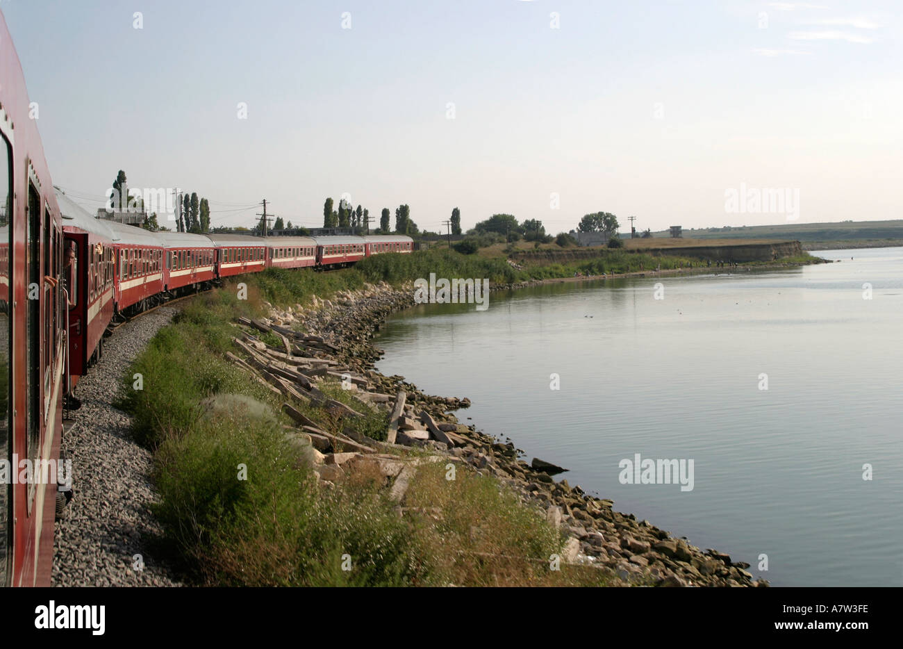 Romanian landscape Eforie Sud Stock Photo