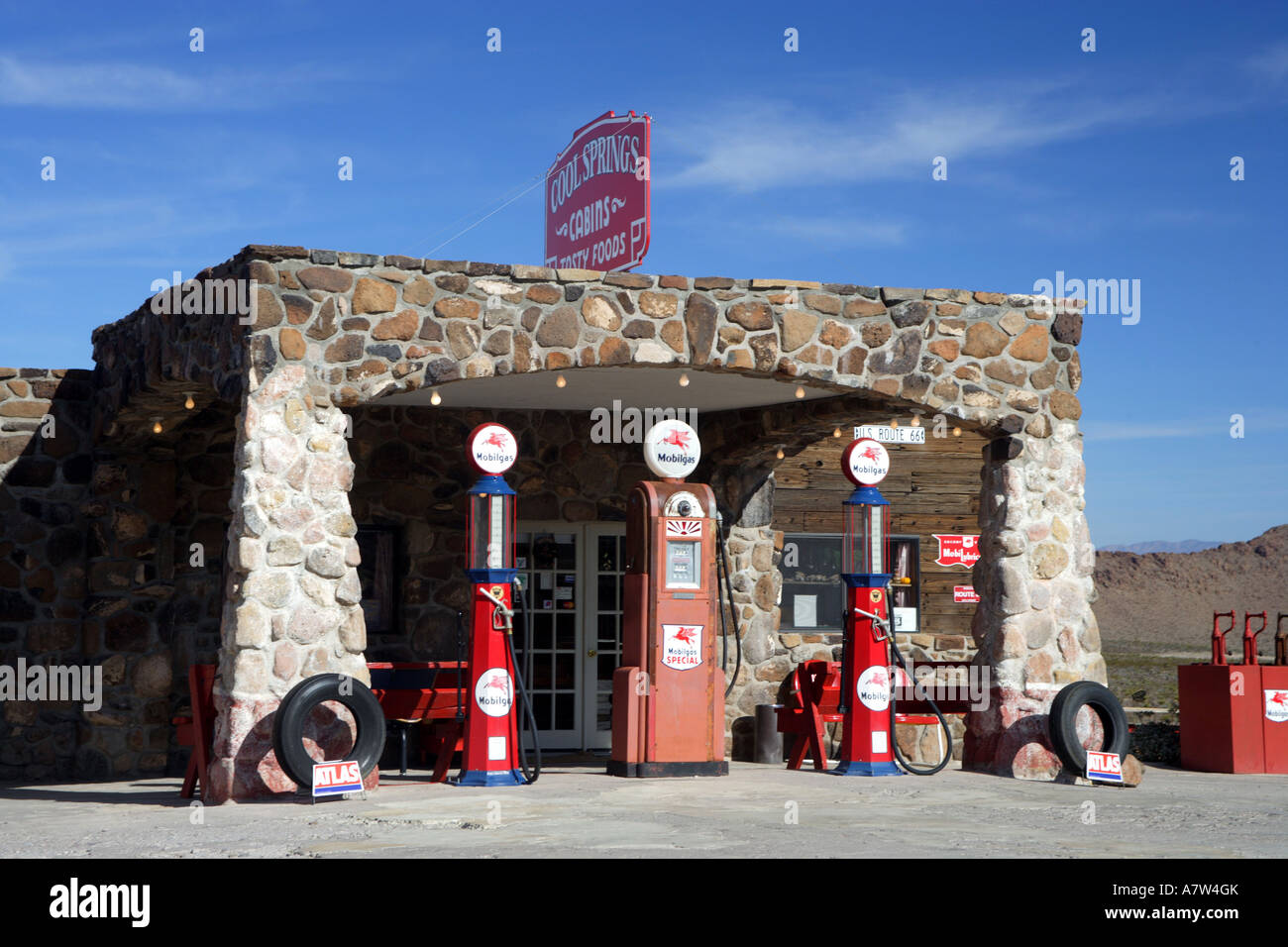 gas station in the Death Valley, USA, Nevada Stock Photo Alamy