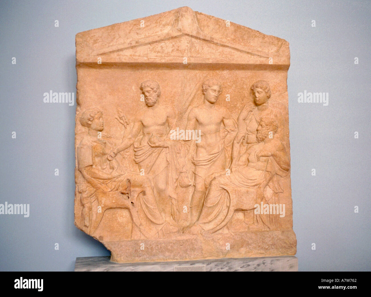 Grave stele Stock Photo