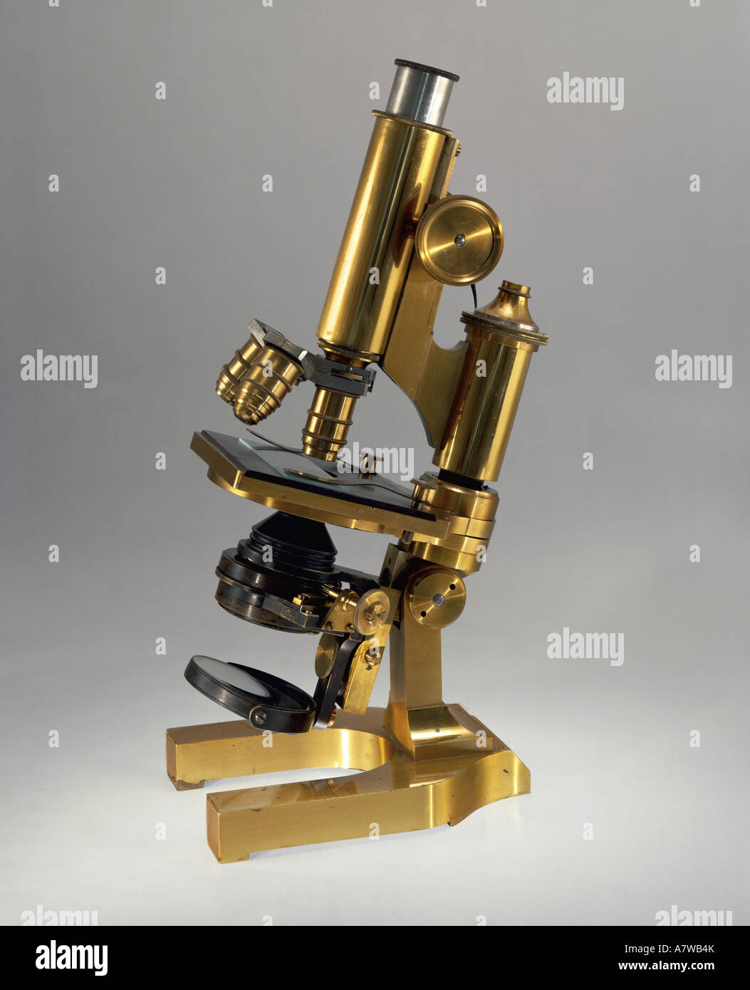 science, optics, microscope, Germany, historic, historical Stock Photo