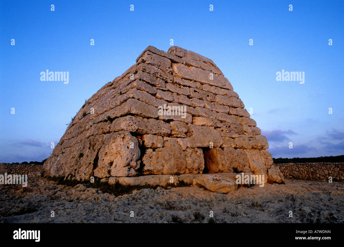 Naveta des Tudons prehistoric monument from the Talayotic culture ...