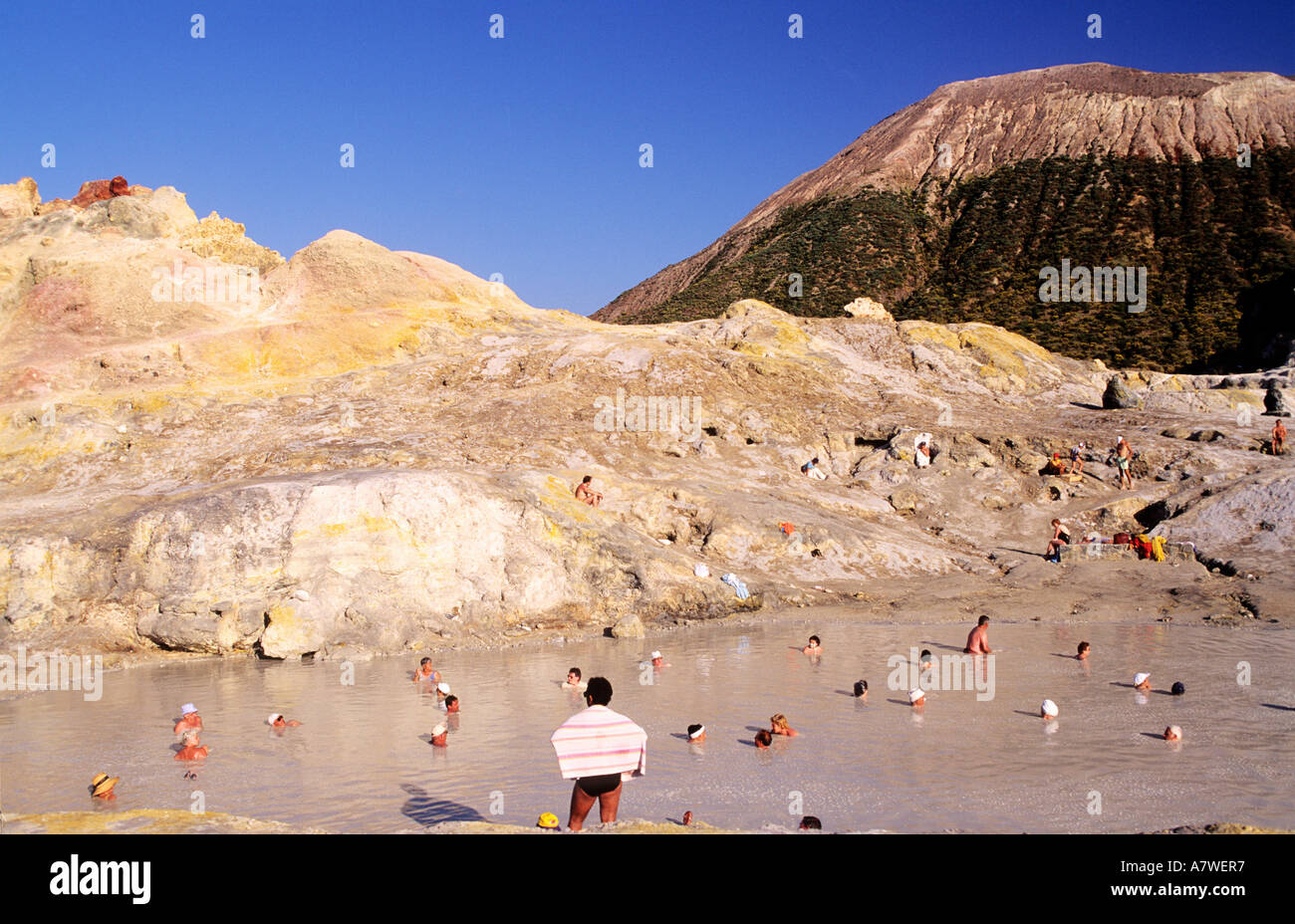 Sicily vulcano mud bath hires stock photography and images Alamy