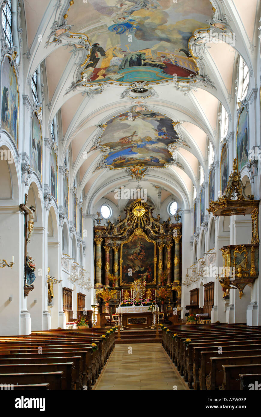 Benedictine In Bavaria Scheyern Bavaria Germany Benedictine Stock