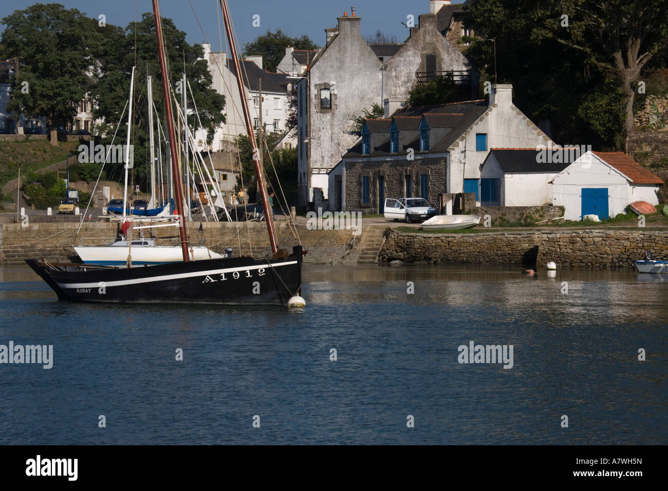 Le Bono Morbihan Brittany France Stock Photo