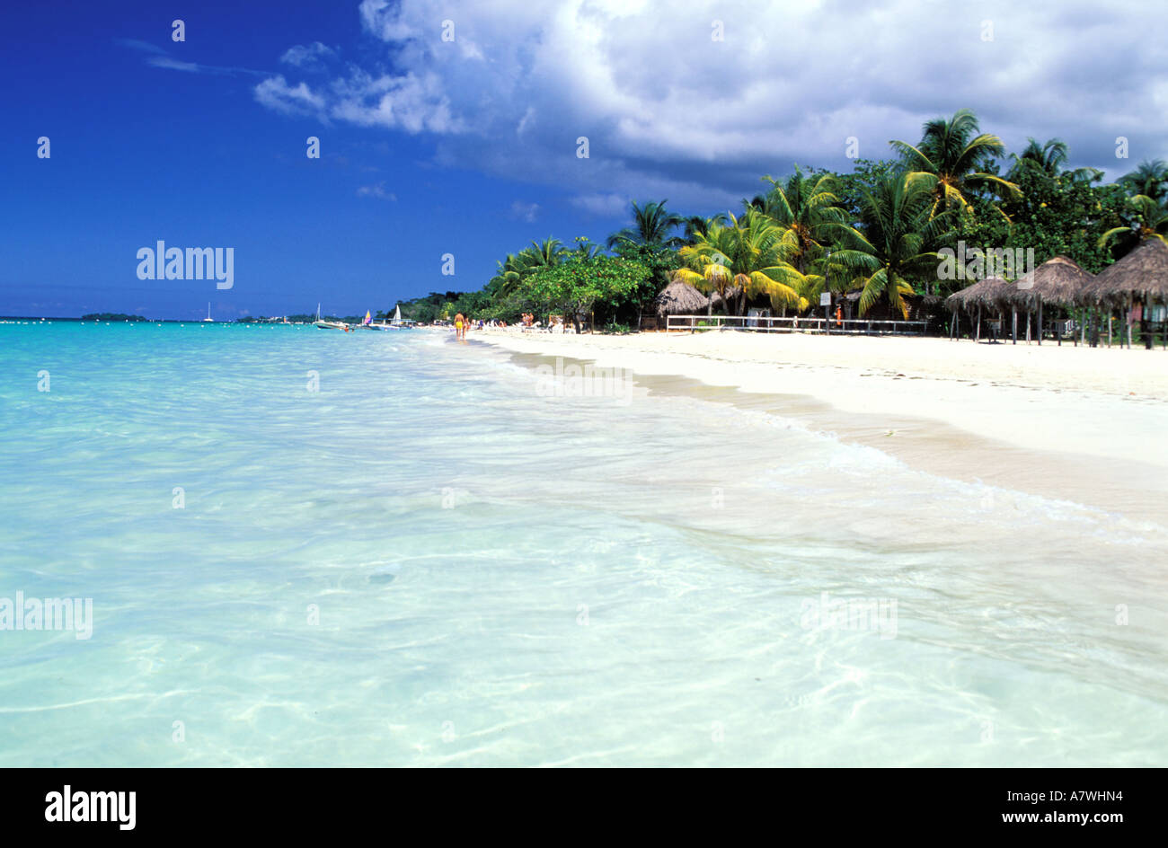 Jamaica, Westmoreland Parish, Negril beach Stock Photo Alamy