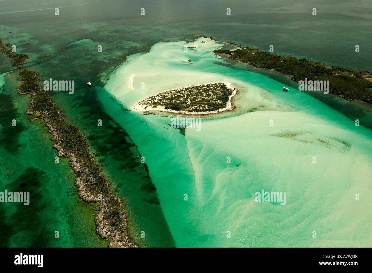 Double Breasted Cay Ragged Island Chain Bahamas Atlantic Ocean Stock Photo