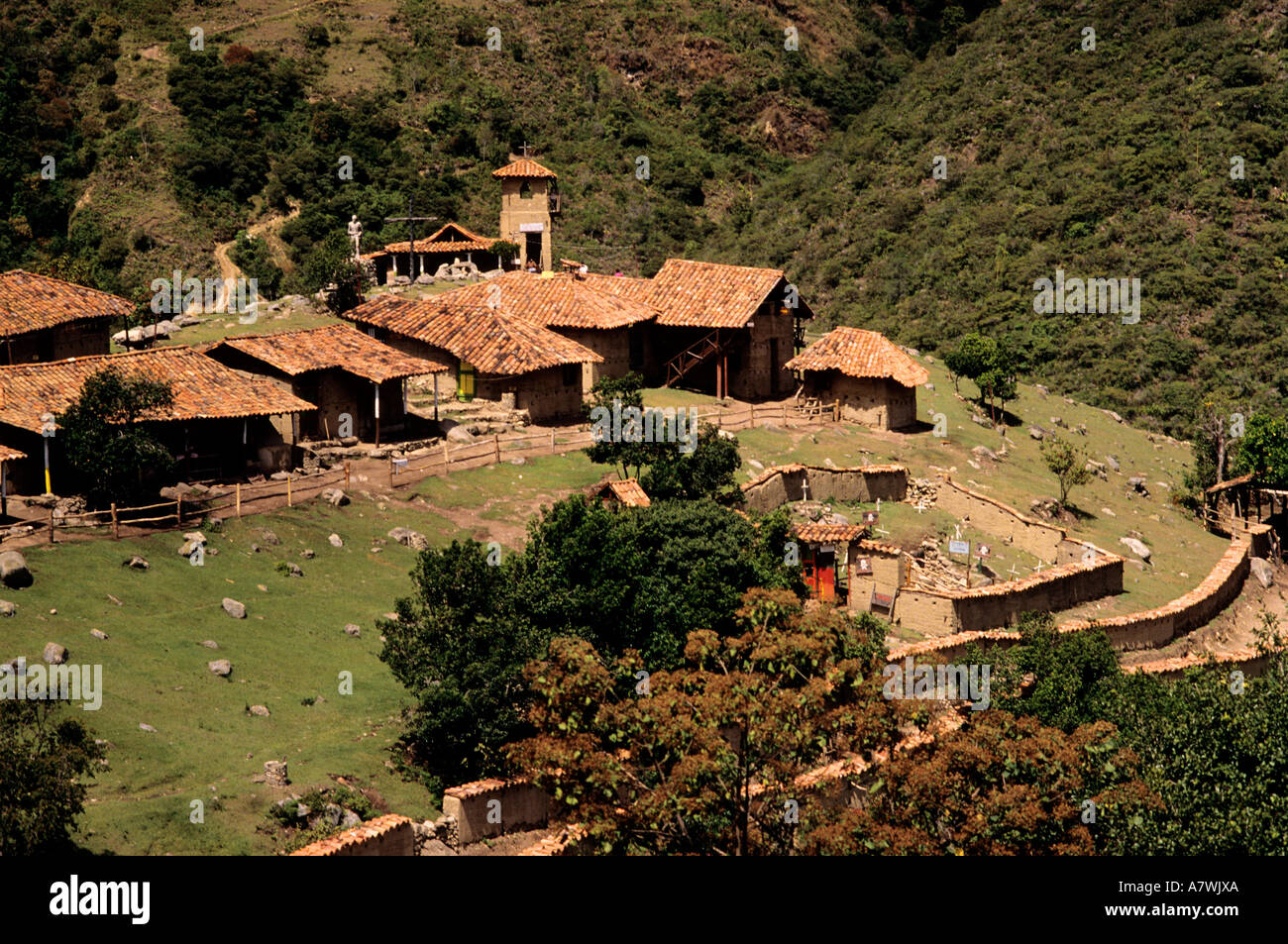Venezuela, village of the Andes Stock Photo