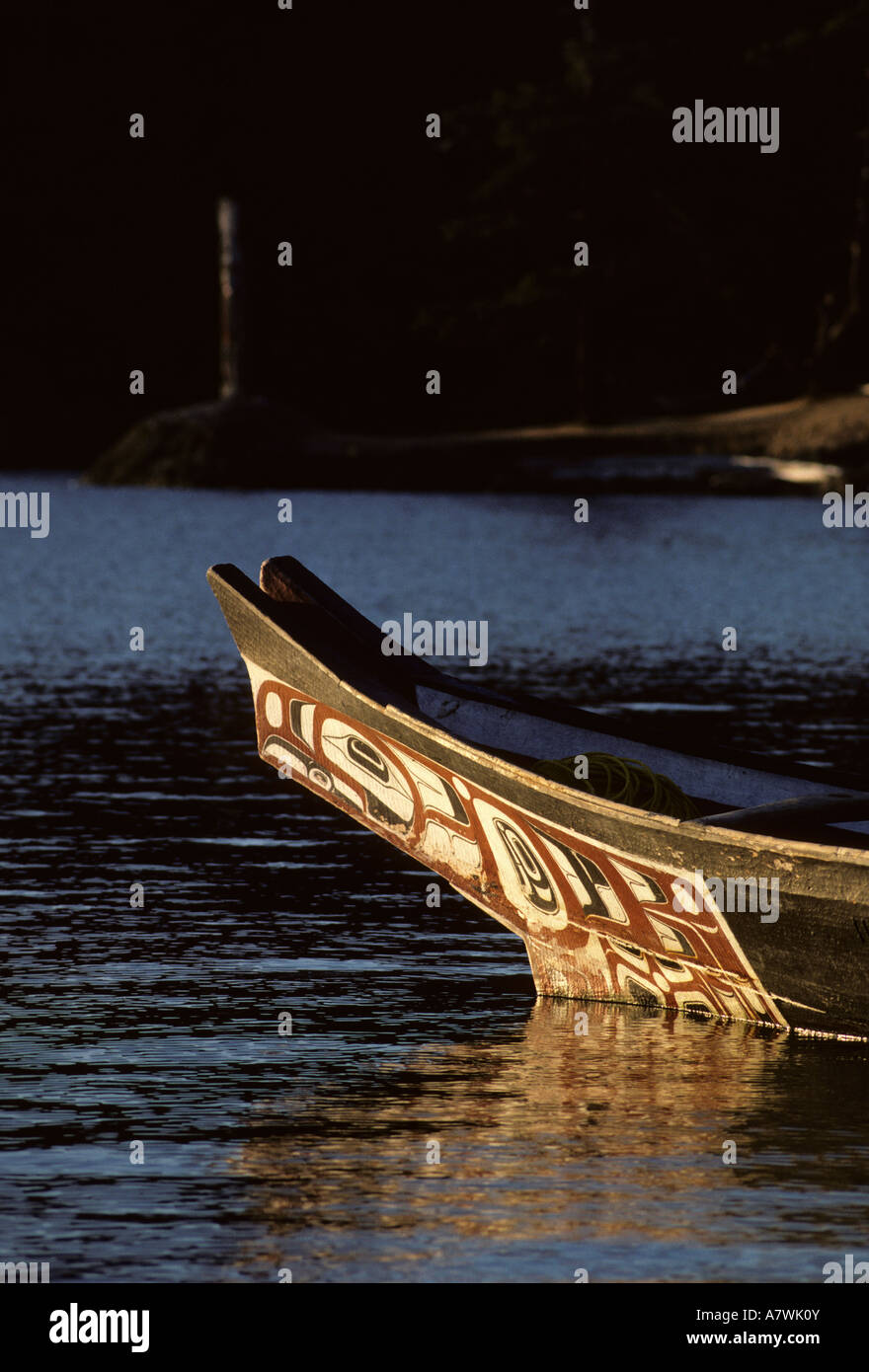 Northwest coast indian dugout canoe hires stock photography and images