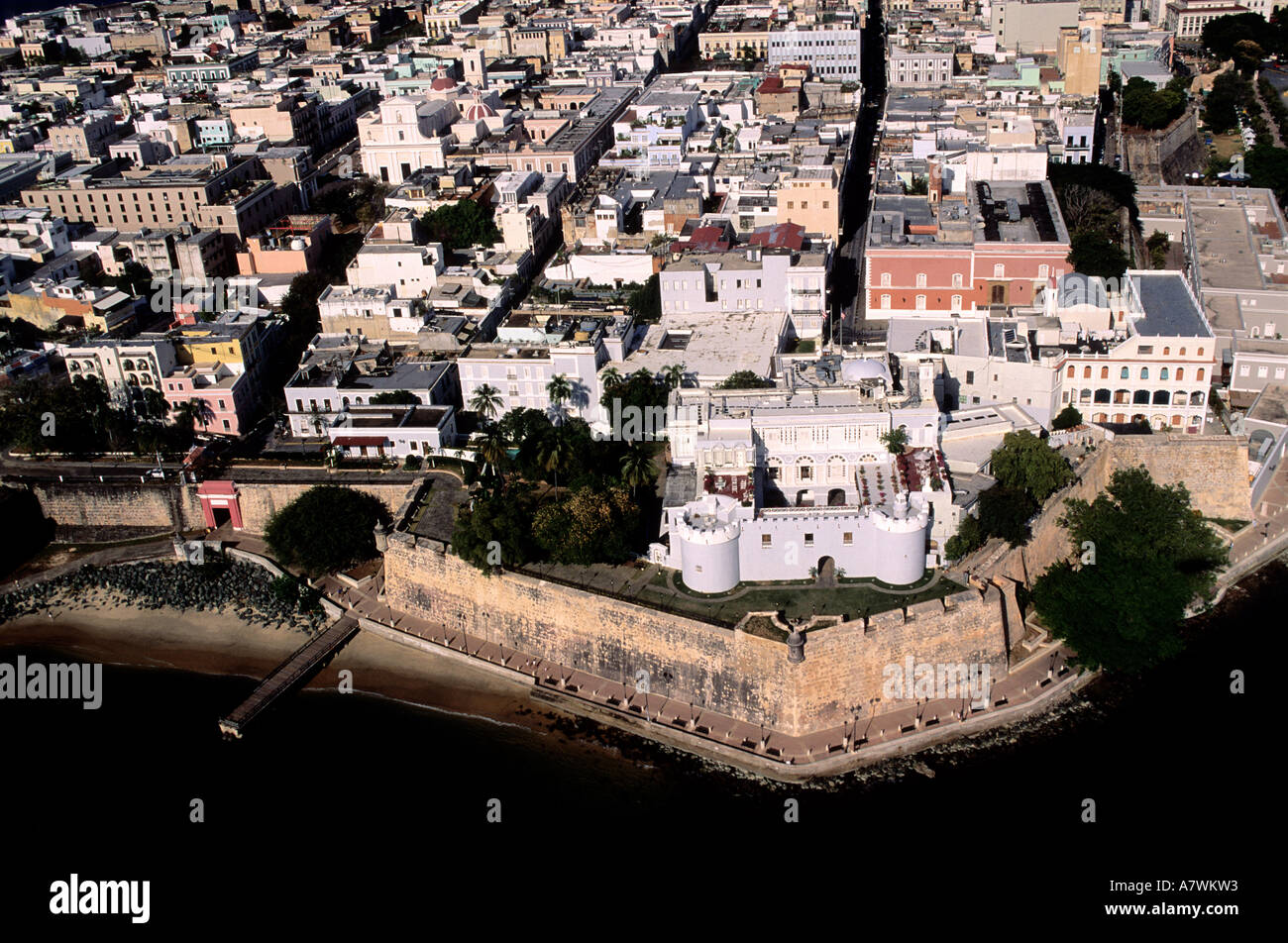 Old Town Of San Juan Aerial View High Resolution Stock Photography and ...