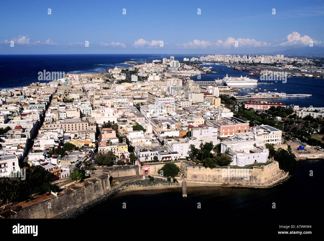 Old Town Of San Juan Aerial View High Resolution Stock Photography and ...