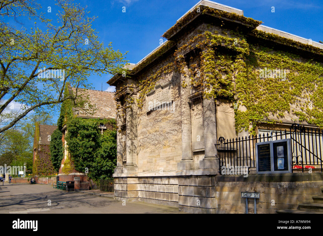 Alfred East Art Gallery and library Kettering Northamptonshire England