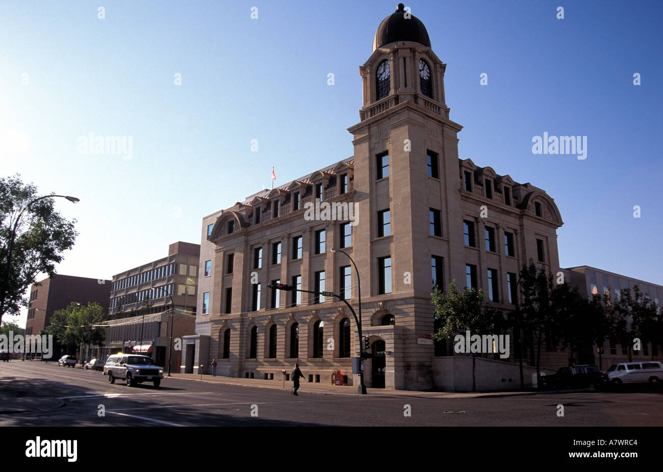 Post Office in downtown Lethbridge Alberta Canada Stock Photo Alamy
