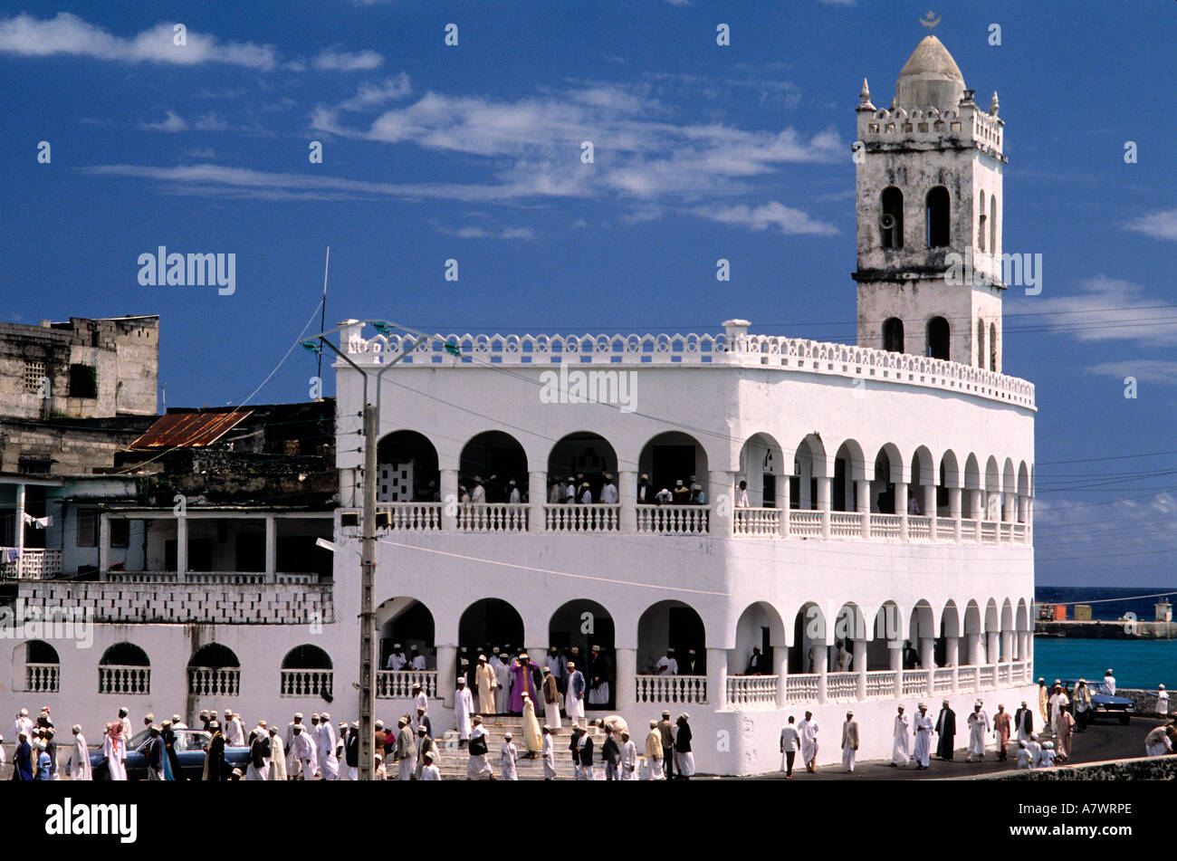 Comoros Republic, Grande Comore, Moroni Great mosque Stock Photo Alamy