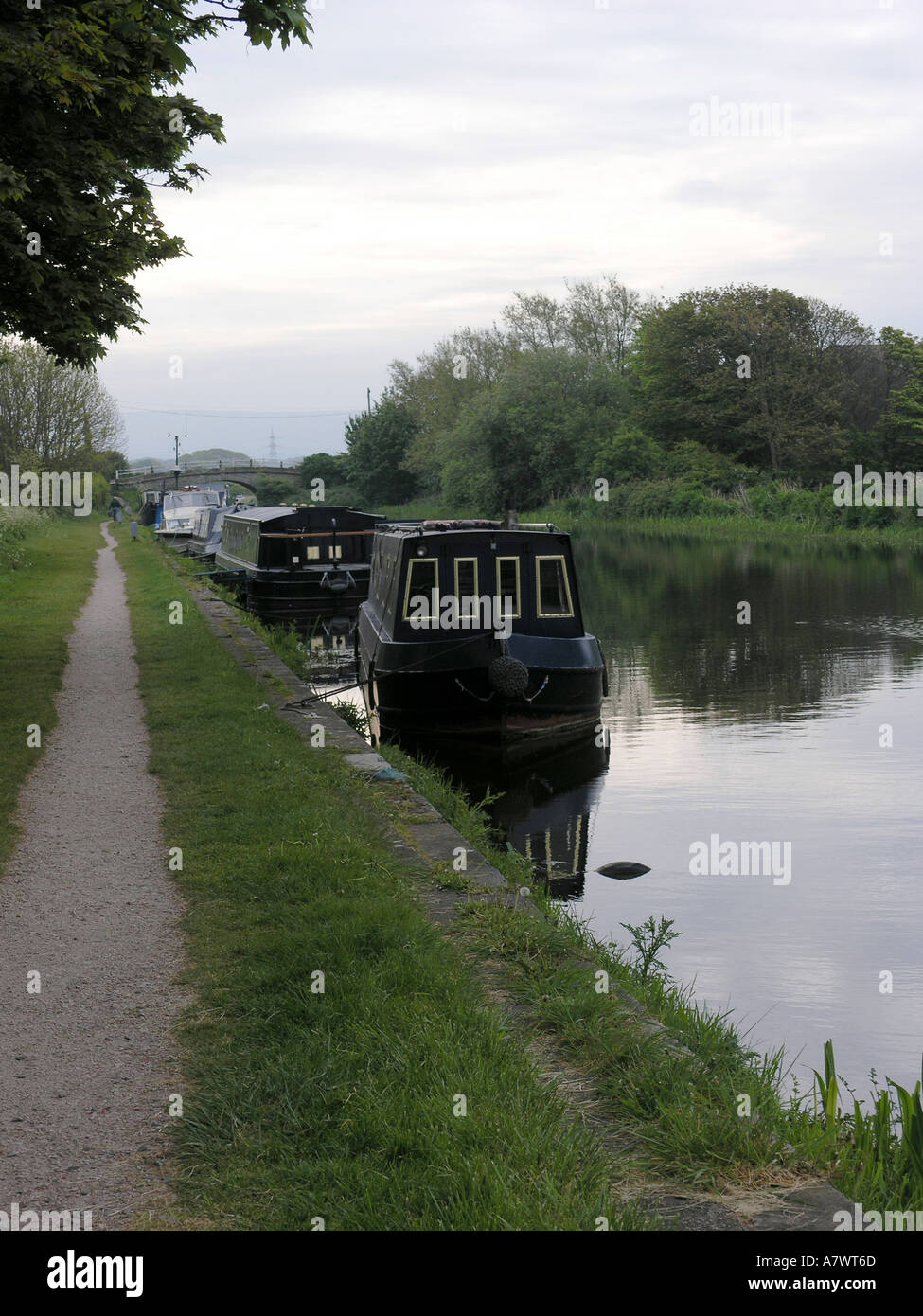 Lancaster Canal at Glasson Stock Photo