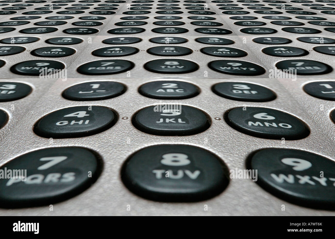 Telephone keyboard, photo composition Stock Photo Alamy