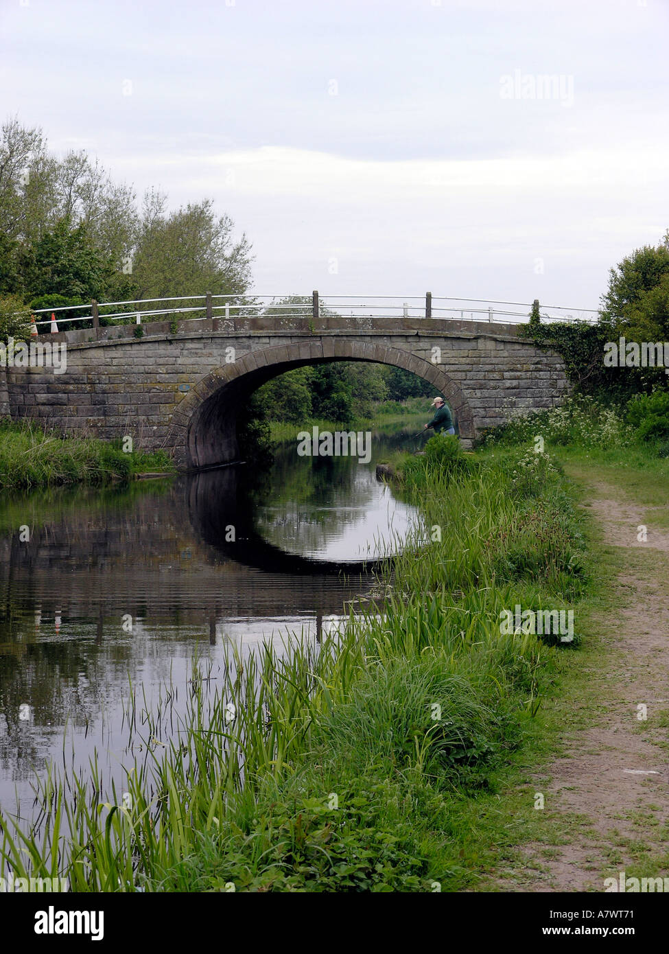 Bridge over the Lancaster Canal at Glasson Stock Photo