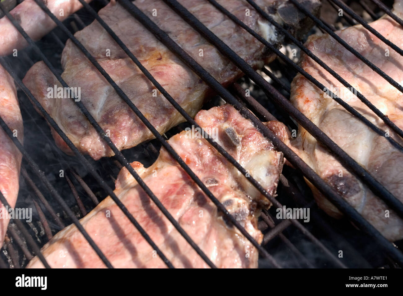 barbecue grill Stock Photo