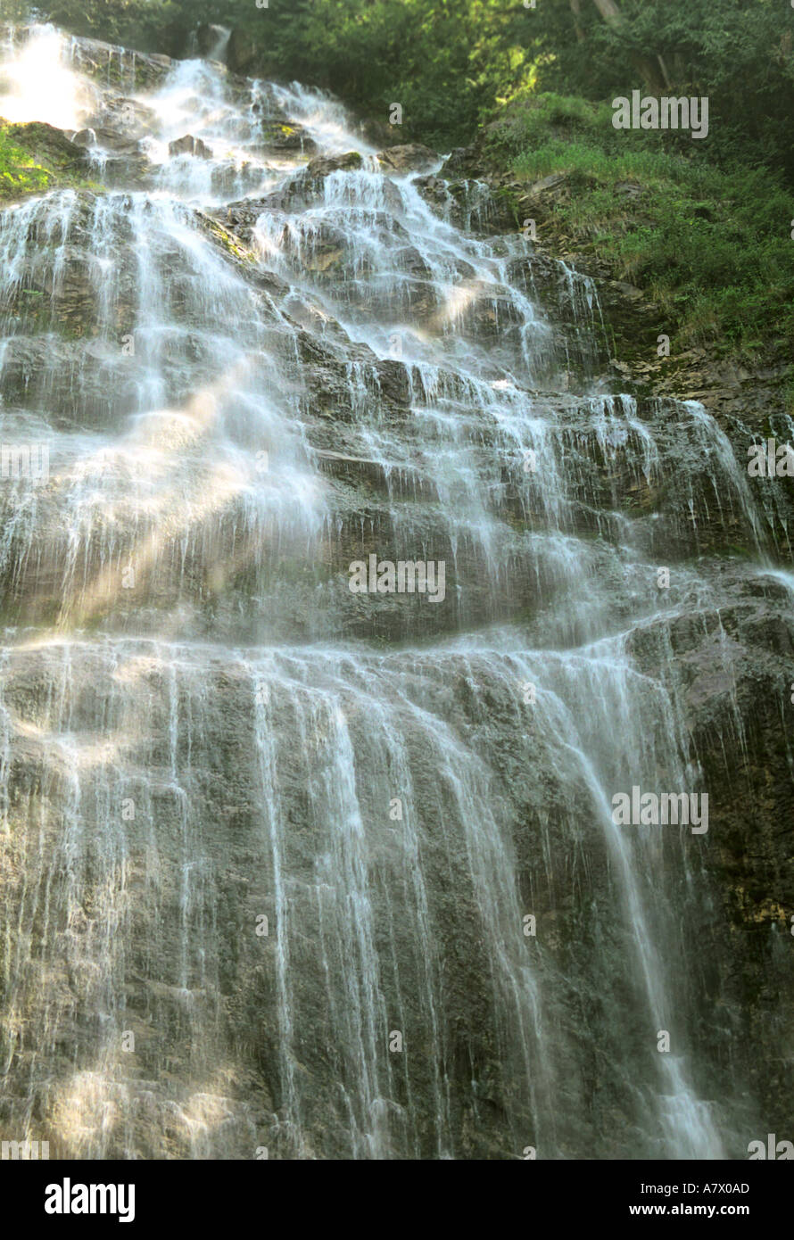 Bridal Veil Falls Provincial Park, British Columbia,  Canada Stock Photo