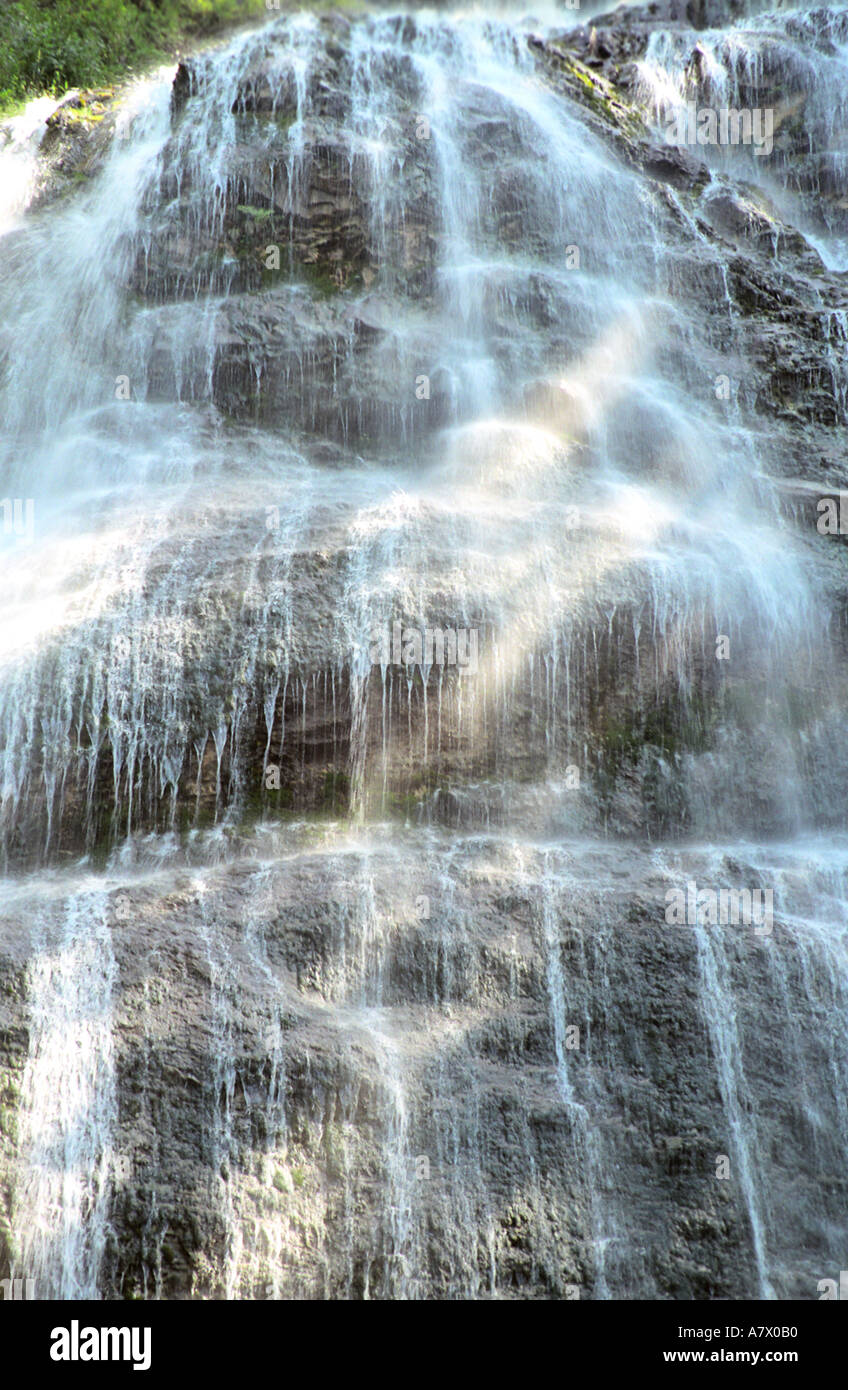 Bridal Veil Falls Provincial Park in British Columbia, Canada Stock Photo