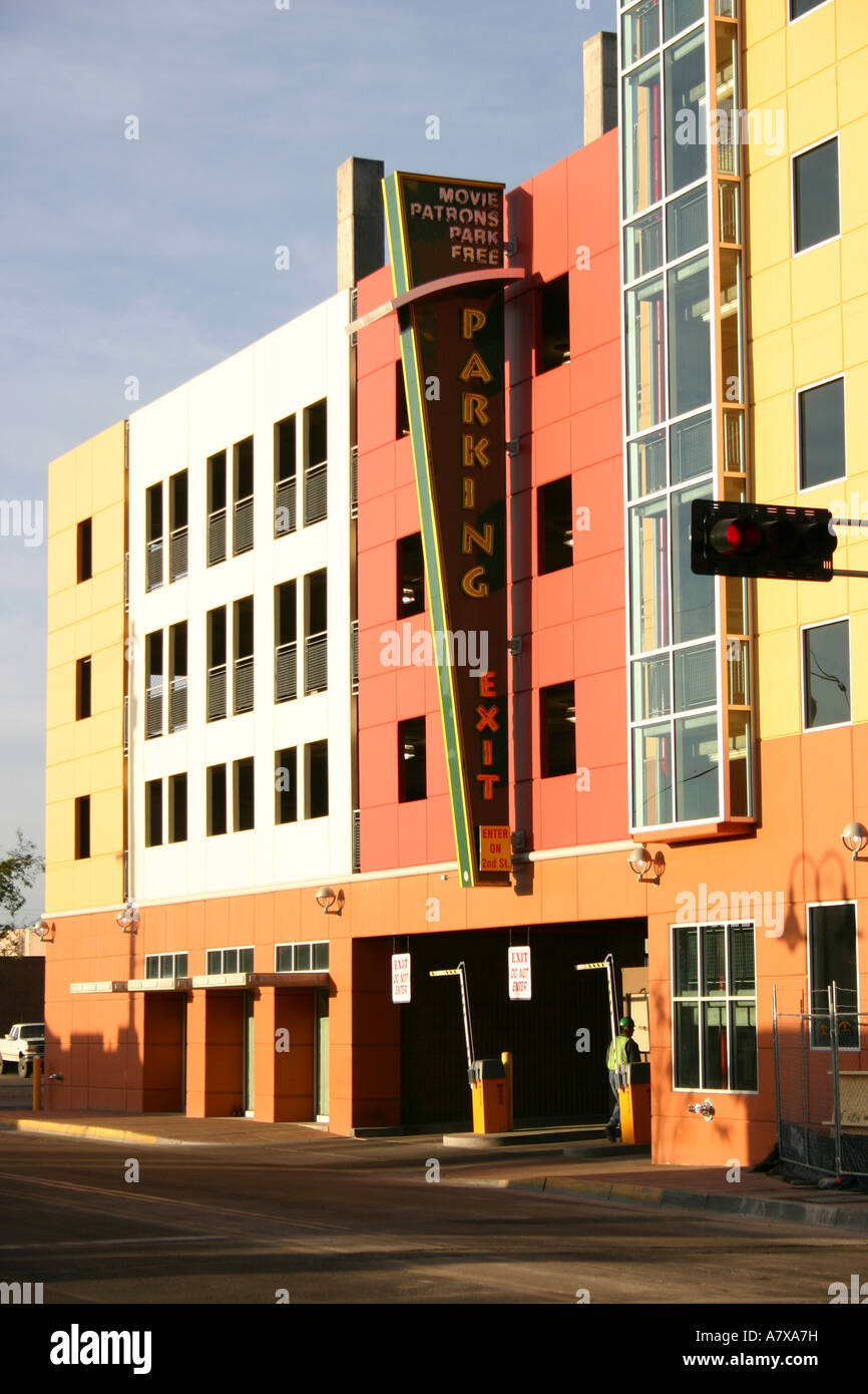 down town parking garage, albuquerque new mexico, usa Stock Photo - Alamy