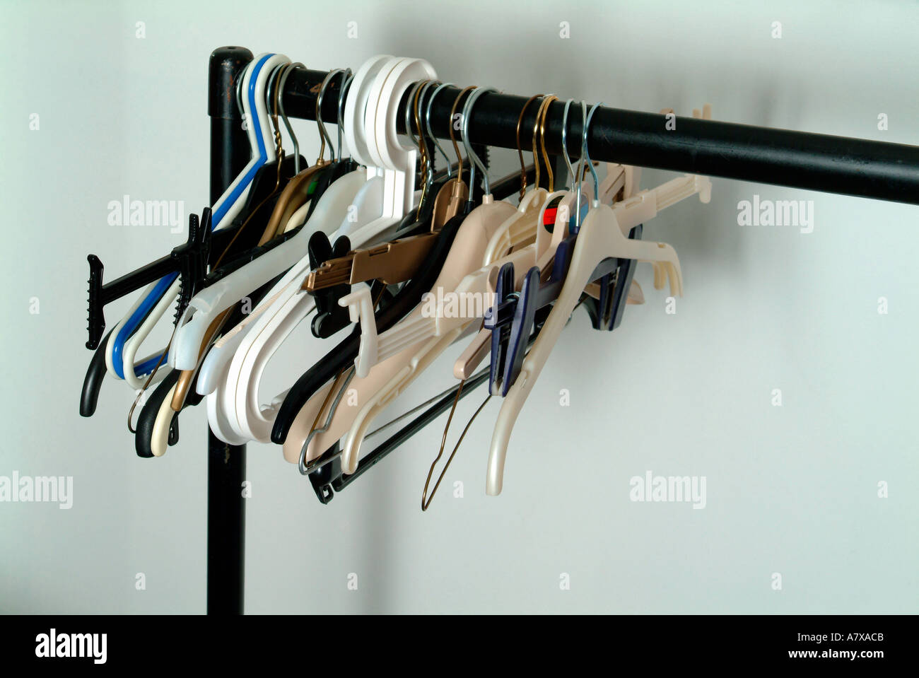 Coat hangers Stock Photo Alamy