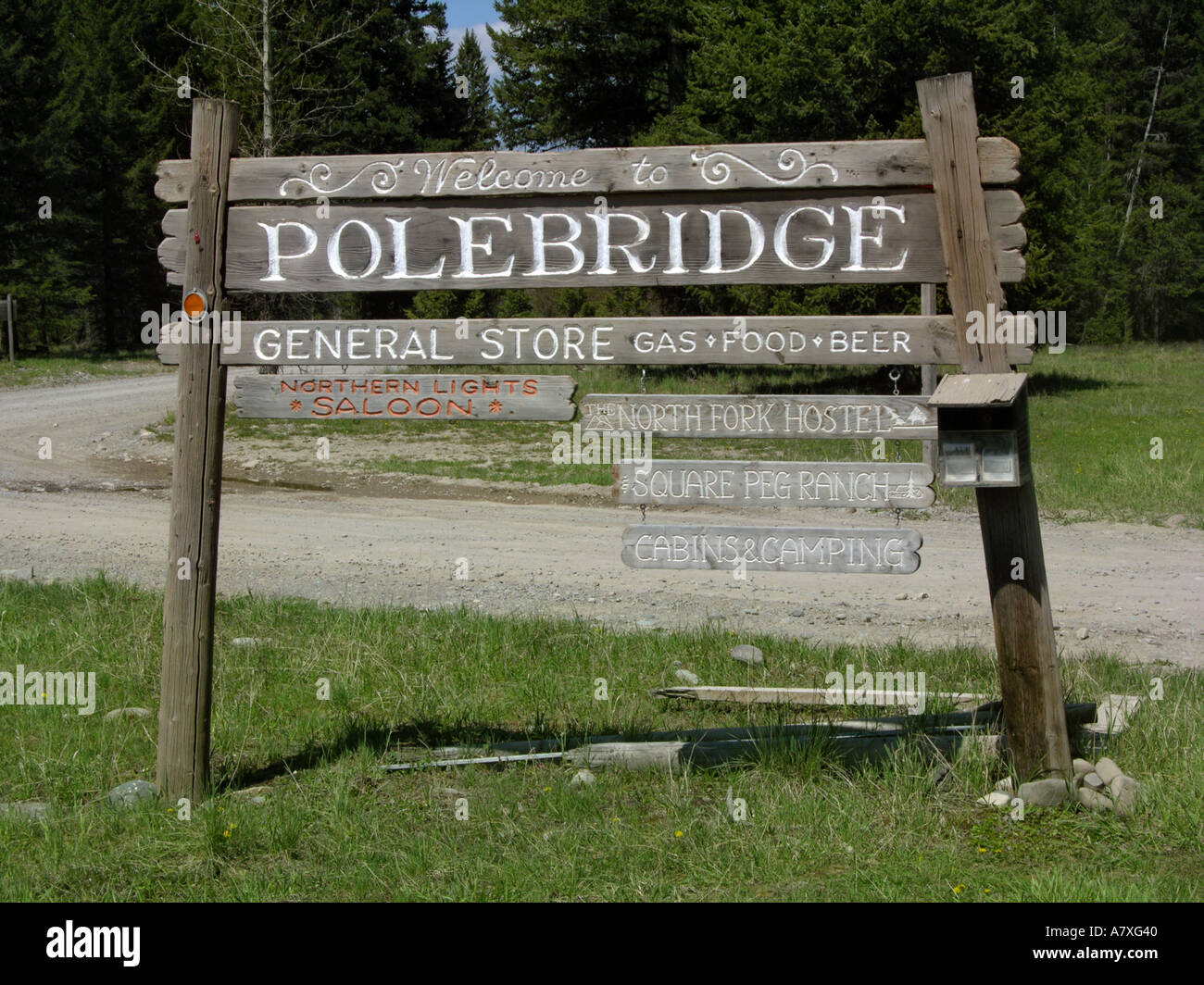 Polebridge And Montana Stock Photos Polebridge And Montana Stock