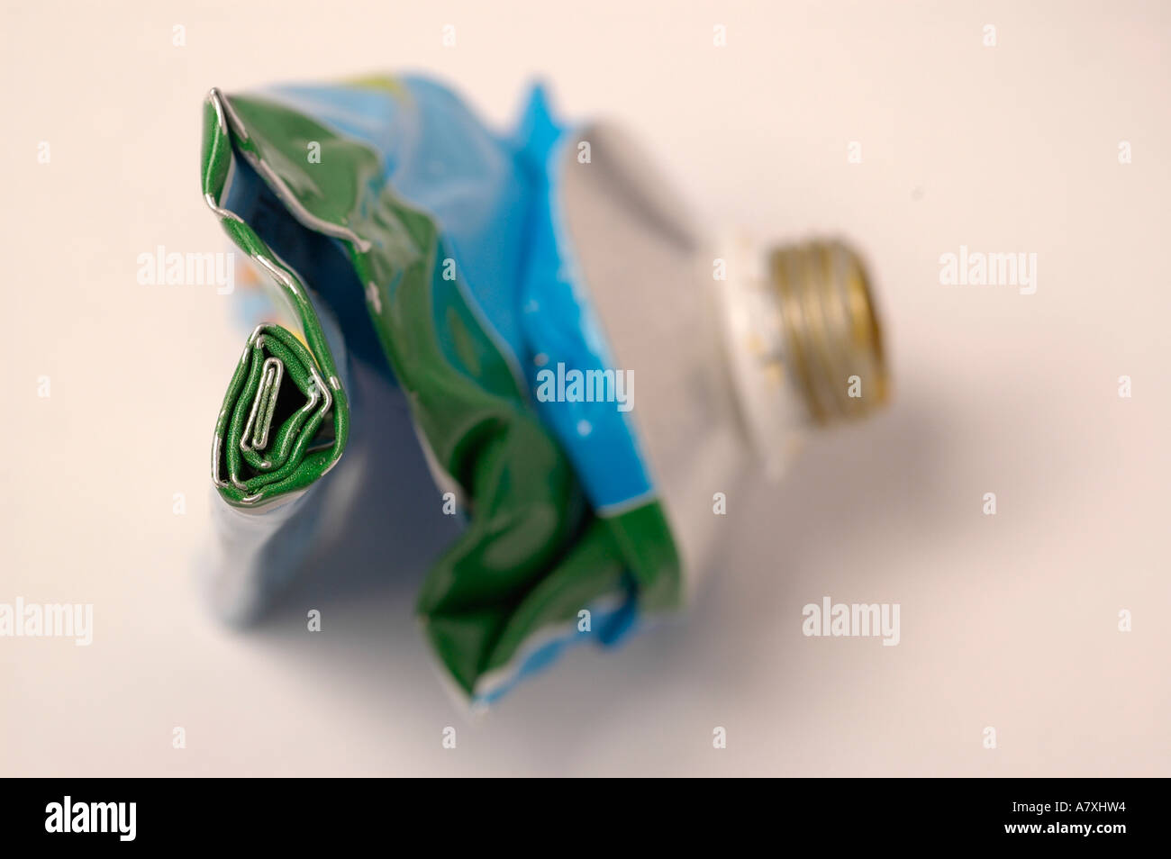 empty mustard tube. (c) by uli nusko, ch3012 bern Stock Photo Alamy