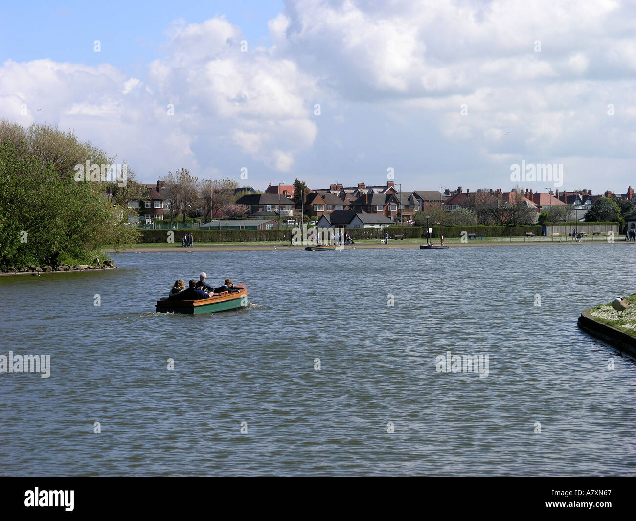 Fairhaven Lake Lytham St Annes Lancashire Stock Photo Alamy